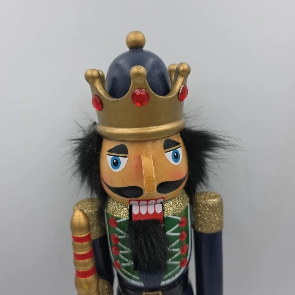 Clever Creations American Red Soldier 14 Inch Traditional Wooden Nutcracker